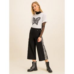 Kuloty TwinSet 192TP2097. Czarne spodnie damskie Twinset, z elastanu. W wyprzedaży za 409,00 zł.
