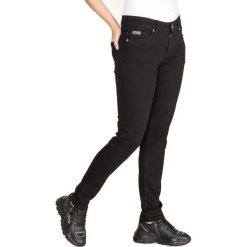 Versace Jeans Couture Dżinsy Czarny. Czarne jeansy damskie Versace Jeans Couture, bez wzorów, z elastanu. Za 705,95 zł.