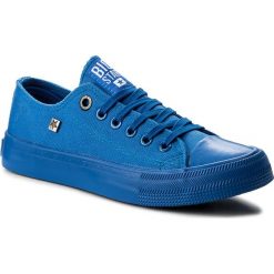 Trampki BIG STAR - AA274011A Dk.Blue. Niebieskie półbuty damskie marki BIG STAR, bez wzorów, z gumy, bez zapięcia. Za 99,00 zł.