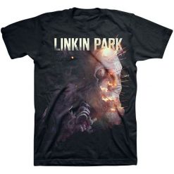 T-shirty męskie: Linkin Park Fire Faces T-Shirt czarny