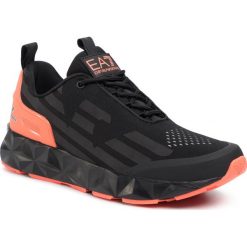Sneakersy EA7 EMPORIO ARMANI - X8X033 XCC52 M538 Black/Orange Fluo. Czarne sneakersy męskie EA7 Emporio Armani, bez zapięcia. Za 849,00 zł.