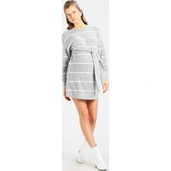 Sukienki: Topshop Maternity STRIPE CUT SEW DRESS Sukienka dzianinowa grey