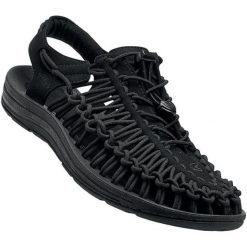 Keen Męskie Sandały Uneek Black / Black (Rozmiar 44). Czarne sandały męskie marki Keen, bez zapięcia. W wyprzedaży za 329,00 zł.