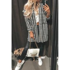 Kardigan PEPITA. Czarne kamizelki damskie Kardigan PEPITA, s, w kratkę, eleganckie, bez kaptura. W wyprzedaży za 129,00 zł.
