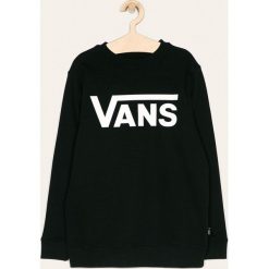 Vans - Bluza dziecięca 122-174 cm. Czarne bluzy chłopięce Vans, z nadrukiem, z bawełny, bez rękawów, bez kaptura. W wyprzedaży za 159,90 zł.