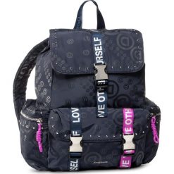 Plecak DESIGUAL - 20SAKA40 5000. Niebieskie plecaki męskie Desigual, bez wzorów, z materiału, sportowe. W wyprzedaży za 319,00 zł.