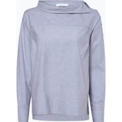 Opus - Bluzka damska – Feonie Solid, niebieski. Niebieskie bluzki damskie Opus, bez wzorów, klasyczne, z klasycznym kołnierzykiem, bez rękawów. Za 269,95 zł.