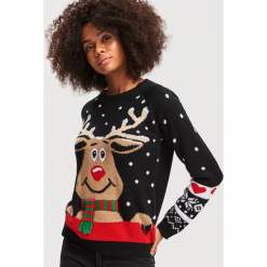 Sweter ze świątecznym motywem - Czarny. Czarne bez kategorii Reserved, s. Za 79,99 zł.