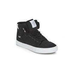 Buty Supra VAIDER. Czarne trampki męskie marki Supra, bez wzorów, bez zapięcia. Za 319,20 zł.