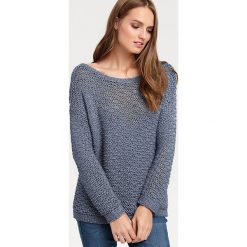 Swetry klasyczne damskie: Sweter w kolorze granatowym