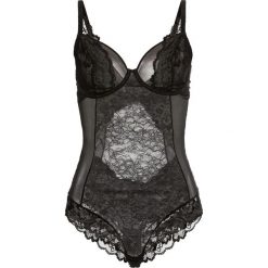 Body bonprix czarny. Czarne body damskie bonprix, w koronkowe wzory, z koronki. Za 74,99 zł.