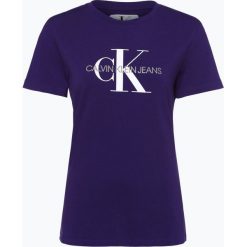 Calvin Klein Jeans - T-shirt damski, lila. Niebieskie t-shirty damskie marki Calvin Klein Jeans, xs, z nadrukiem, z jeansu. Za 149,95 zł.