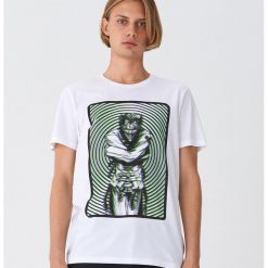 T-shirt Joker - Biały. Białe t-shirty męskie House, s, bez wzorów, bez kołnierzyka. Za 49,99 zł.