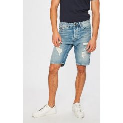 Tommy Jeans - Szorty. Niebieskie spodenki i szorty męskie marki Tommy Jeans, z bawełny, casualowe. W wyprzedaży za 259,90 zł.