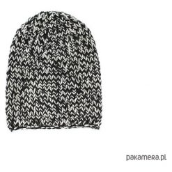 Czapka melanżowa unisex robiona na drutach. Szare czapki męskie marki Pakamera, z wełny. Za 69,00 zł.