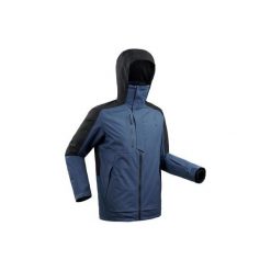 Kurtka narciarska freeride JKT SKI FR100 męska. Niebieskie kurtki męskie WED'ZE, m, bez wzorów, z elastanu, bez kaptura, narciarskie. Za 299,99 zł.