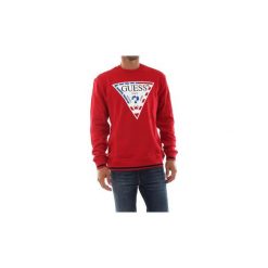 Bluzy Guess M93Q39 K8S70. Czerwone bluzy męskie Guess, s, z aplikacjami, bez kołnierzyka, bez rękawów, bez kaptura. Za 280,72 zł.