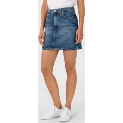 Calvin Klein Spódnica Niebieski. Niebieskie spódniczki damskie Calvin Klein, bez wzorów, z bawełny. Za 342,95 zł.
