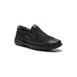 LASOCKI FOR MEN MI229-17281. Niebieskie półbuty męskie Lasocki For Men, bez wzorów, ze skóry, bez zapięcia. Za 179,99 zł.