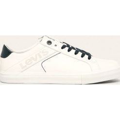 Levi's - Tenisówki. Białe trampki męskie Levi's®, bez wzorów, z gumy, na sznurówki. Za 259,90 zł.