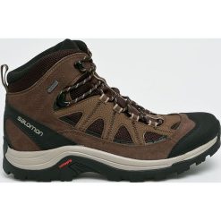 Salomon - Buty Authentic Ltr GTX. Czarne buty trekkingowe męskie Salomon, z gore-texu, na sznurówki, outdoorowe, gore-tex. W wyprzedaży za 499,90 zł.