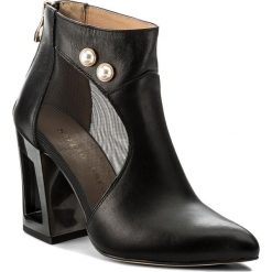 Botki SERGIO BARDI - Badesi SS127320918DS 101. Czarne botki damskie na obcasie marki Sergio Bardi, ze skóry. W wyprzedaży za 259,00 zł.