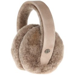 Emu Australia - Nauszniki Angahook Earmuffs. Brązowe czapki zimowe damskie marki EMU Australia, ze skóry. Za 219,90 zł.