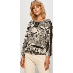 Desigual - Bluzka. Bluzki damskie Desigual, na co dzień, s, bez wzorów, z bawełny, casualowe, bez kołnierzyka, z długim rękawem. Za 299,90 zł.