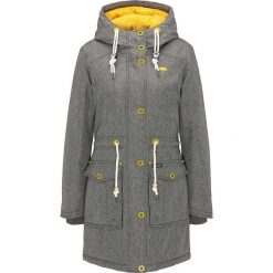 Parka w kolorze szarym. Szare parki damskie Schmuddelwedda Woman, xl, bez wzorów, prążkowane, bez kaptura. W wyprzedaży za 369,95 zł.