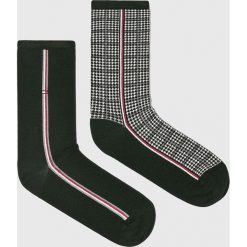 Tommy Hilfiger - Skarpetki (2-pack). Szare skarpetki damskie TOMMY HILFIGER, z bawełny. Za 44,90 zł.