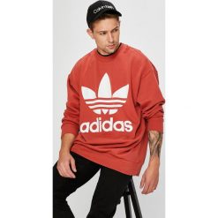 Adidas Originals - Bluza. Pomarańczowe bluzy męskie marki adidas Originals, s, z nadrukiem, z bawełny, bez kaptura. W wyprzedaży za 279,90 zł.