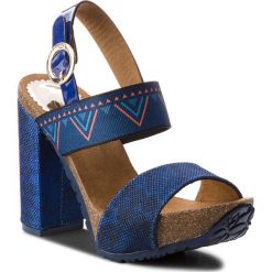 Sandały damskie: Sandały DESIGUAL – Carioca Denim Beach 18SSHF13 5106 Granatowy