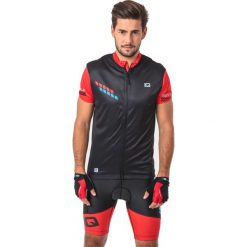IQ Koszulka Rowerowa Sore Black/fiery Red/palace Blue r. M. Czarne odzież rowerowa męska marki IQ, m. Za 99,99 zł.