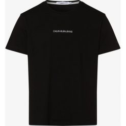 Calvin Klein Jeans - T-shirt męski, czarny. Czarne t-shirty męskie Calvin Klein Jeans, xs, z haftami, z jeansu, bez kołnierzyka. Za 129,95 zł.
