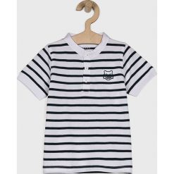 Name it - T-shirt dziecięcy 92-128 cm. Białe t-shirty chłopięce marki Name it, bez wzorów, z bawełny, bez rękawów. Za 59,90 zł.