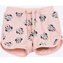 Name it - Szorty dziecięce Disney Minnie Mouse 80-110 cm. Szare spodenki dziewczęce marki Name it, z motywem z bajki, z bawełny, casualowe. Za 69,90 zł.