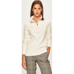 Marc O'Polo - Sweter. Białe swetry damskie Marc O'Polo, s, bez wzorów, z elastanu, z krótkim rękawem. W wyprzedaży za 399,90 zł.
