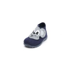 Superfit Kapcie Maus ocean - niebieski - Gr.Moda (2 - 6 lat). Niebieskie buciki niemowlęce marki Superfit, z wełny. Za 109,00 zł.