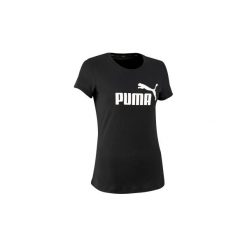 Koszulka krótki rękaw Gym & Pilates 100 damska. Czarne bluzki sportowe damskie marki Puma, s, z bawełny. W wyprzedaży za 59,99 zł.