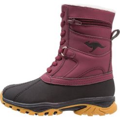 KangaROOS DARWIN Śniegowce red. Czerwone buty chłopięce zimowe KangaROOS, z materiału. W wyprzedaży za 135,85 zł.