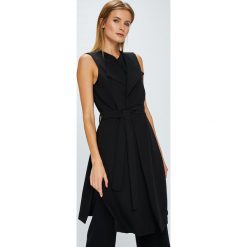 Answear - Kamizelka. Czarne kamizelki damskie ANSWEAR, uniwersalny, z elastanu. Za 129,90 zł.