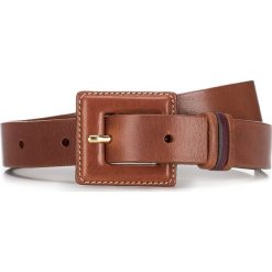 Pasek damski. Pomarańczowe paski damskie Wittchen, w paski, ze skóry, eleganckie. W wyprzedaży za 139,90 zł.