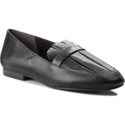 Półbuty TAMARIS - 1-24304-30 Black 001. Czarne półbuty damskie skórzane Tamaris, na płaskiej podeszwie. W wyprzedaży za 169,00 zł.