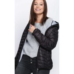 Czarna Kurtka Read My Mind. Brązowe kurtki damskie pikowane marki QUECHUA, na zimę, m, z materiału. Za 94,99 zł.