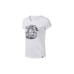 T-shirty z krótkim rękawem Reebok Sport Koszulka Graphic Series Camo Easy. Białe bluzki sportowe damskie Reebok Sport, s, bez wzorów, bez kołnierzyka, z krótkim rękawem, krótkie, bez kaptura. Za 99,95 zł.