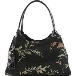 Torebki klasyczne damskie: Skórzana torebka w kolorze czarnym – (S)38 x (W)15 x (G)22 cm