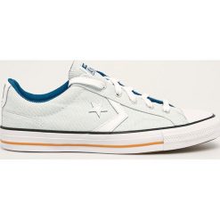 Converse - Tenisówki. Niebieskie trampki męskie Converse, bez wzorów, z gumy, na sznurówki. Za 279,90 zł.