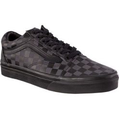 Ponadczasowe Vansy w Ciemną Szachownice OLD SKOOL U5B. Czarne trampki i tenisówki damskie marki Molly.pl, bez wzorów, z gumy, bez zapięcia. Za 339,00 zł.
