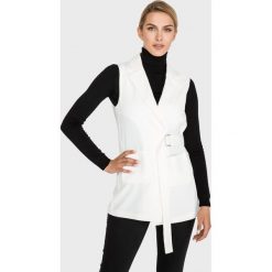 Pinko Gertie Kamizelka Biały. Białe kurtki damskie Pinko, m, bez wzorów, z poliesteru. Za 1522,95 zł.