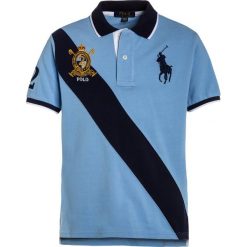 Polo Ralph Lauren Koszulka polo blue lagoon. Niebieskie t-shirty chłopięce polo marki Polo Ralph Lauren, z bawełny. Za 319,00 zł.